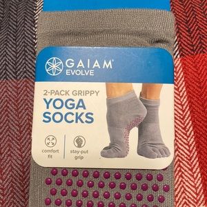2-pack Yoga Grippy Socks